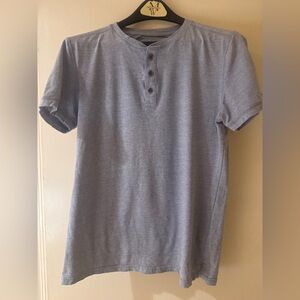 Apt. 9 Grey Short Sleeve Henley